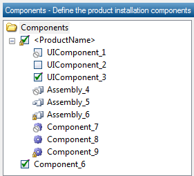 Components tree